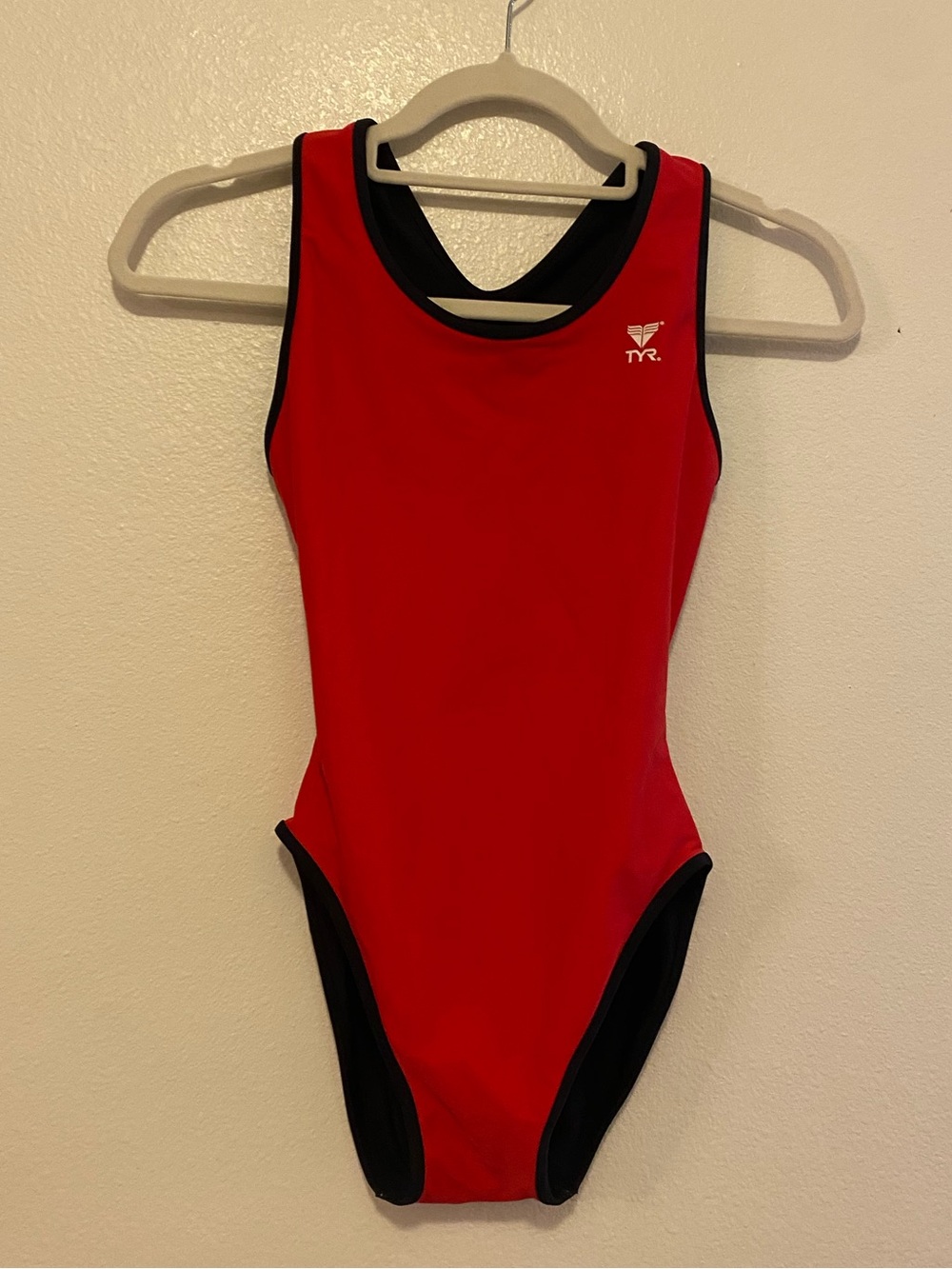 TYR Red/Black Reversible One-Piece Swimsuit